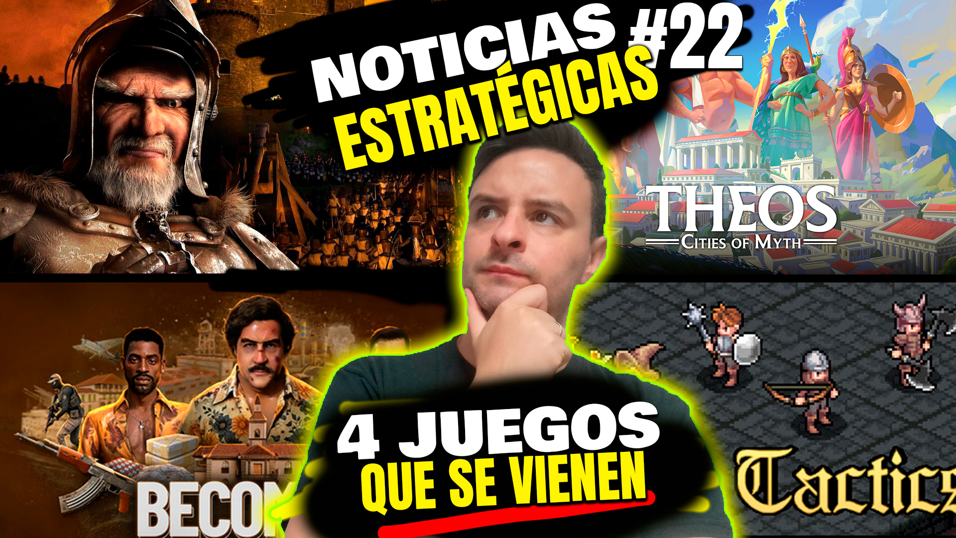El regreso de Stronghold, una ciudad griega en llamas y el juego inspirado en Pablo Escobar